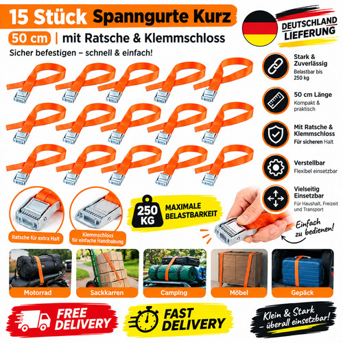 Spanngurte kurz stück - kurz,